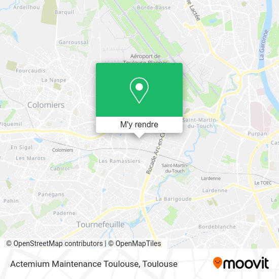 Actemium Maintenance Toulouse plan