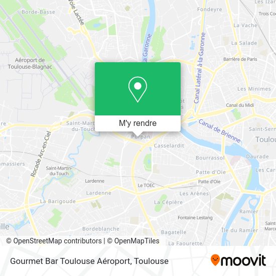Gourmet Bar Toulouse Aéroport plan