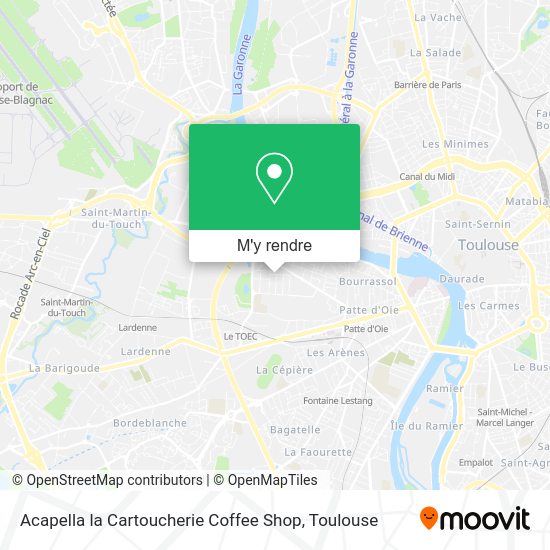 Acapella la Cartoucherie Coffee Shop plan