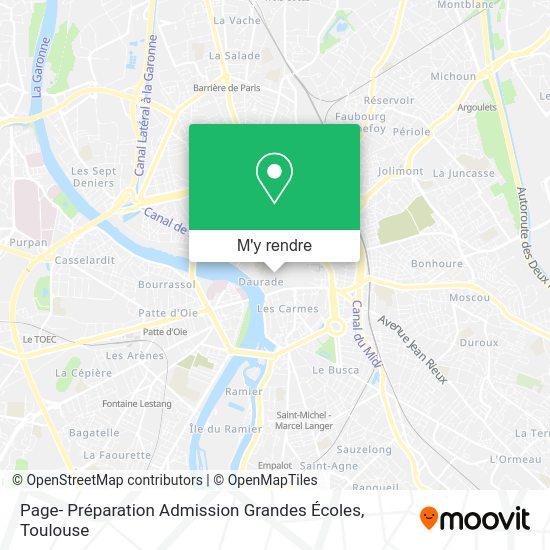 Page- Préparation Admission Grandes Écoles plan