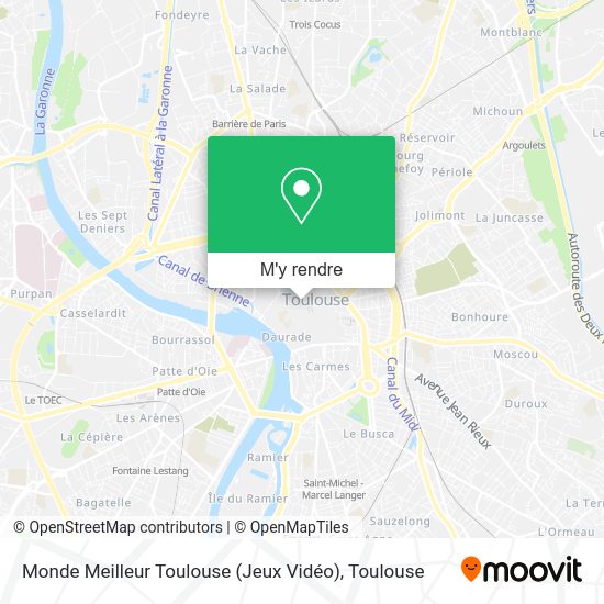 Monde Meilleur Toulouse (Jeux Vidéo) plan