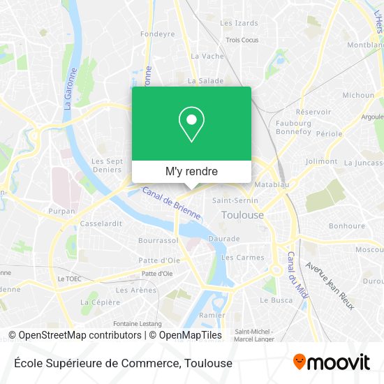 École Supérieure de Commerce plan