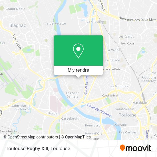 Toulouse Rugby XIII plan