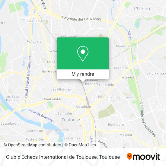 Club d'Echecs International de Toulouse plan