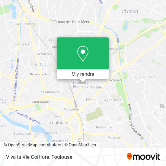 Viva la Vie Coiffure plan