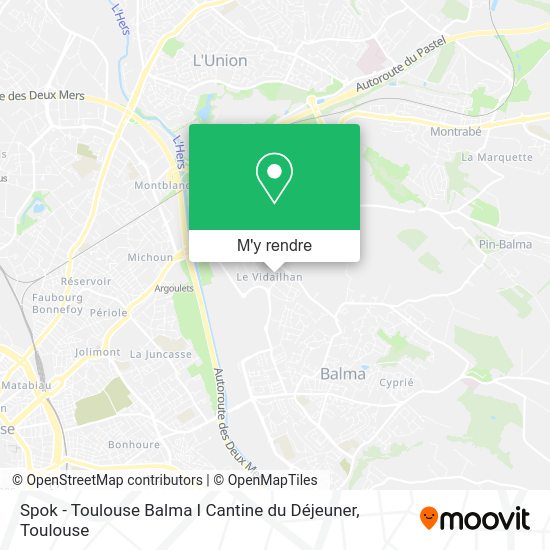 Spok - Toulouse Balma I Cantine du Déjeuner plan