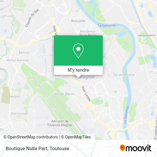 Boutique Nulle Part plan