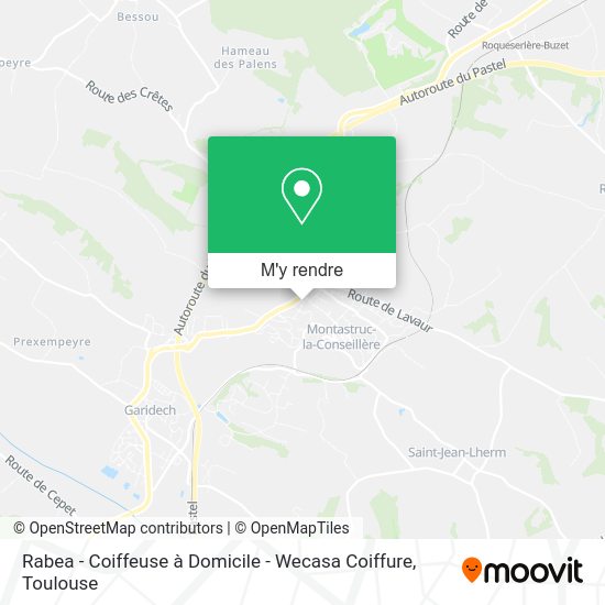 Rabea - Coiffeuse à Domicile - Wecasa Coiffure plan