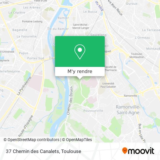 37 Chemin des Canalets plan
