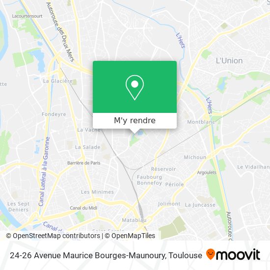 24-26 Avenue Maurice Bourges-Maunoury plan