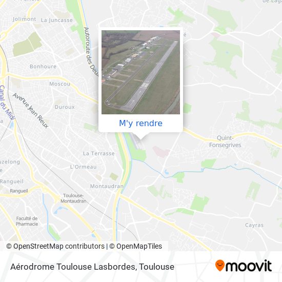 Aérodrome Toulouse Lasbordes plan