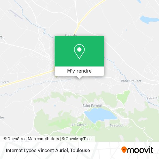 Internat Lycée Vincent Auriol plan