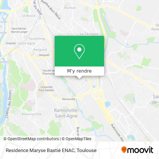 Residence Maryse Bastié ENAC plan