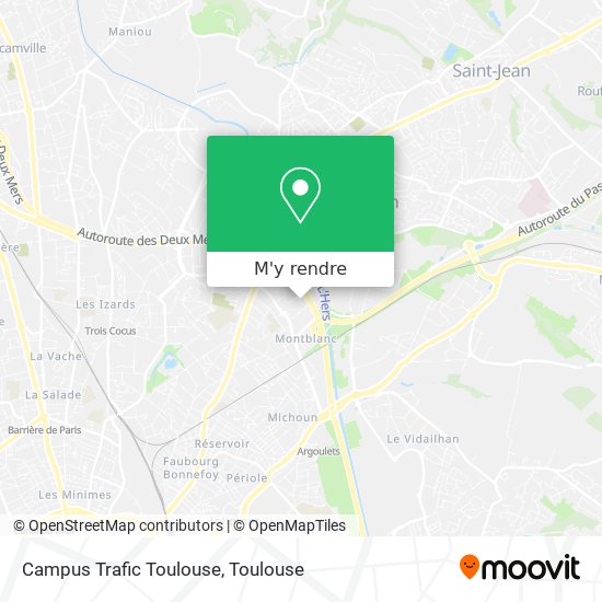 Campus Trafic Toulouse plan