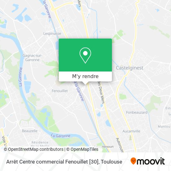 Arrêt Centre commercial Fenouillet [30] plan