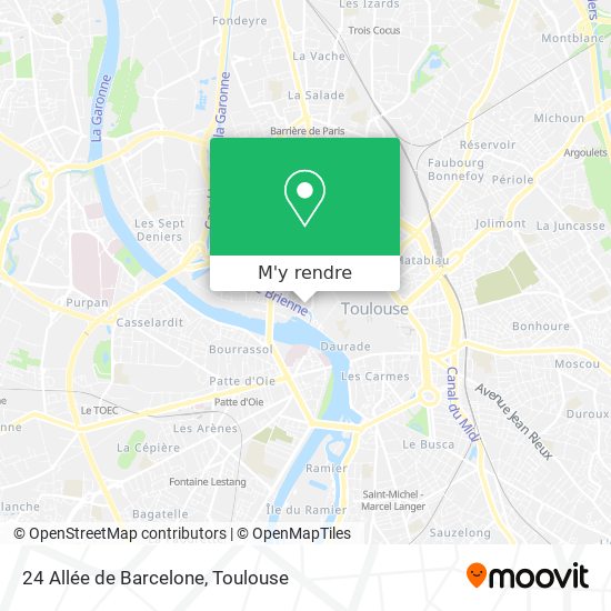 24 Allée de Barcelone plan