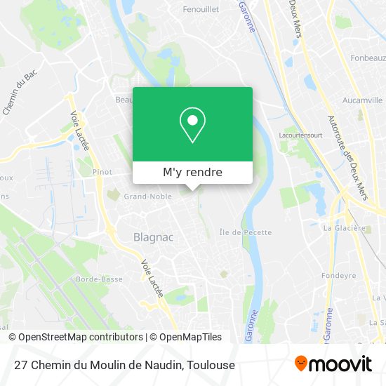 27 Chemin du Moulin de Naudin plan