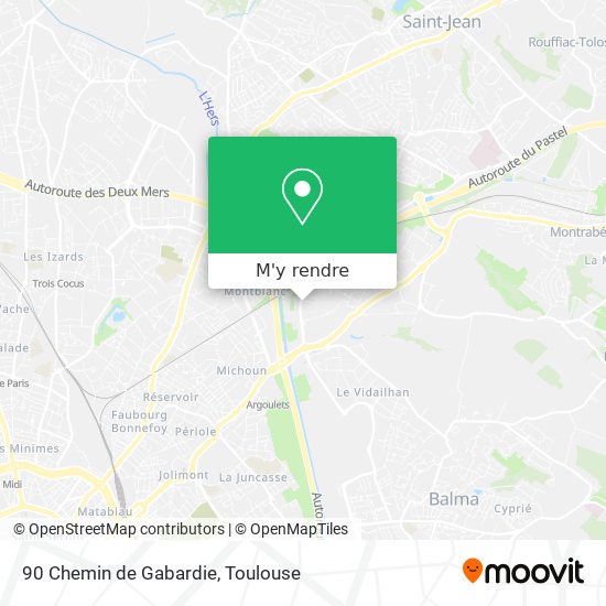90 Chemin de Gabardie plan