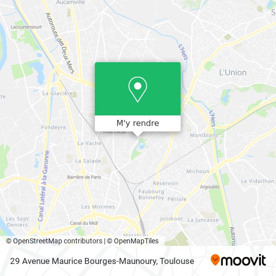 29 Avenue Maurice Bourges-Maunoury plan