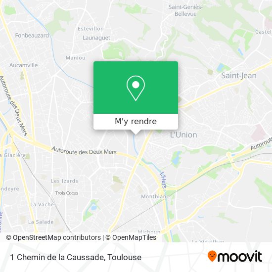1 Chemin de la Caussade plan