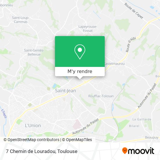 7 Chemin de Louradou plan