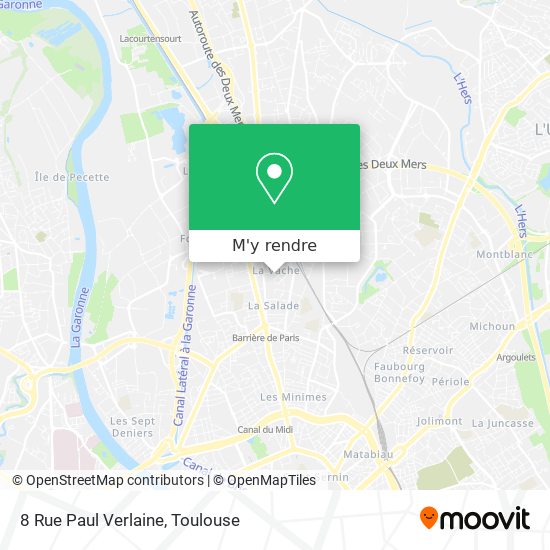 8 Rue Paul Verlaine plan
