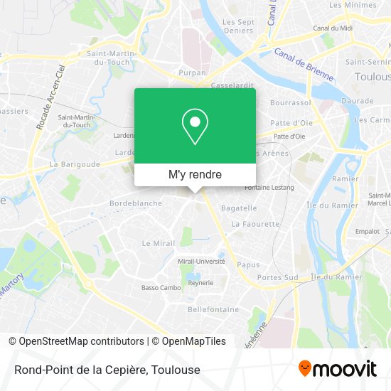 Rond-Point de la Cepière plan
