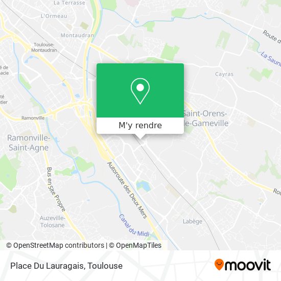 Place Du Lauragais plan