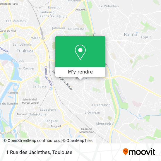 1 Rue des Jacinthes plan