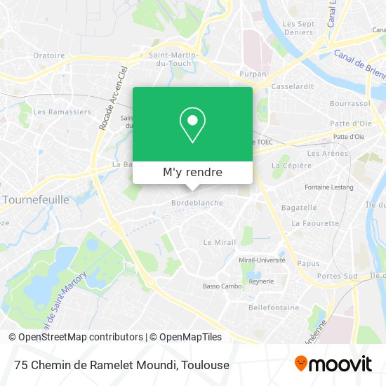 75 Chemin de Ramelet Moundi plan