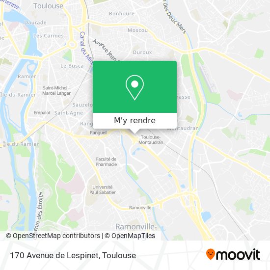 170 Avenue de Lespinet plan