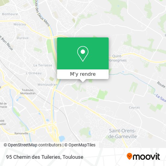 95 Chemin des Tuileries plan