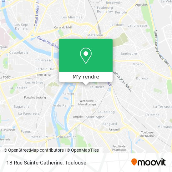 18 Rue Sainte-Catherine plan