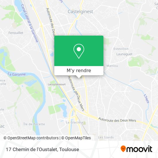 17 Chemin de l'Oustalet plan