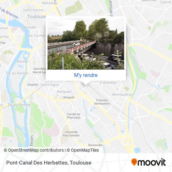 Pont-Canal Des Herbettes plan
