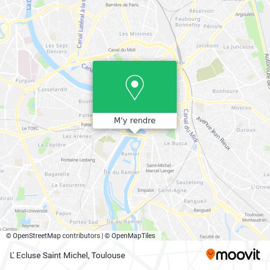 L' Ecluse Saint Michel plan