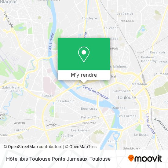 Hôtel ibis Toulouse Ponts Jumeaux plan