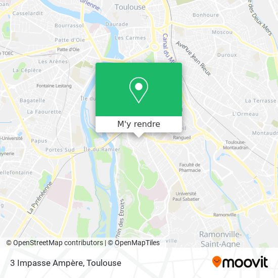 3 Impasse Ampère plan