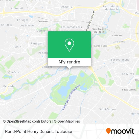 Rond-Point Henry Dunant plan