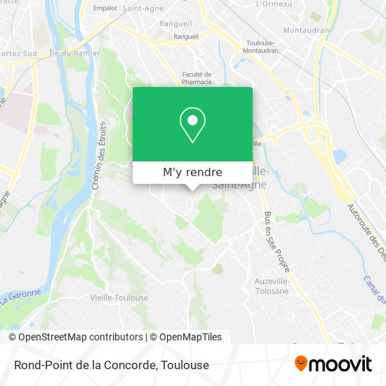 Rond-Point de la Concorde plan