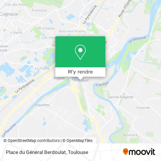Place du Général Berdoulat plan