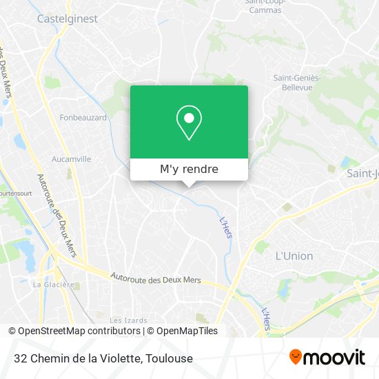 32 Chemin de la Violette plan
