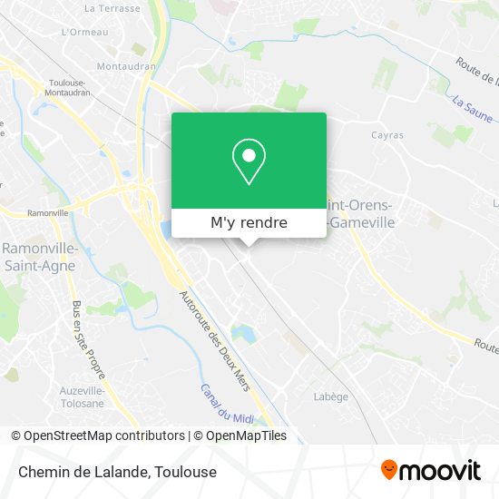 Chemin de Lalande plan