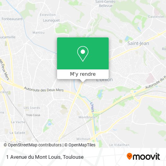 1 Avenue du Mont Louis plan