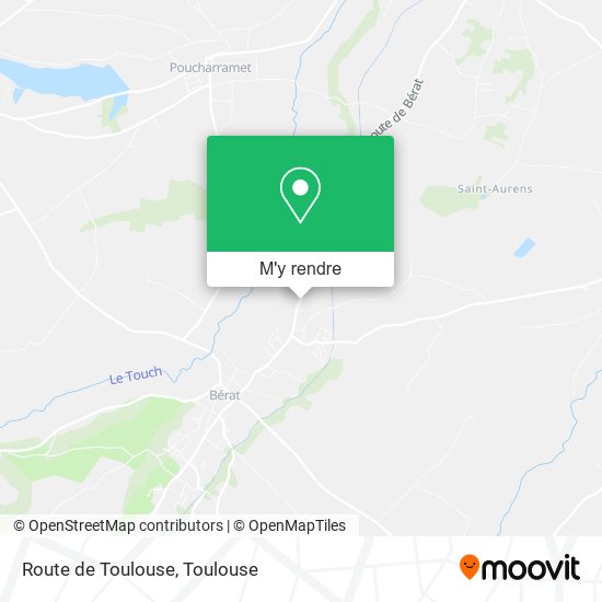 Route de Toulouse plan
