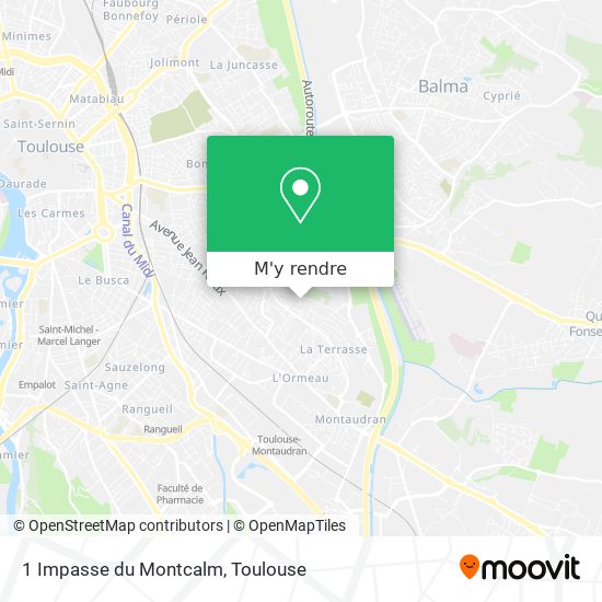 1 Impasse du Montcalm plan