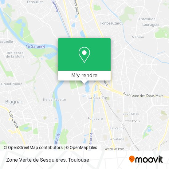 Zone Verte de Sesquières plan