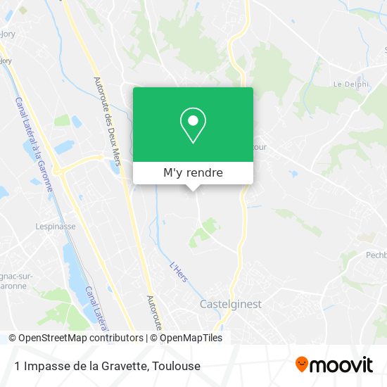 1 Impasse de la Gravette plan