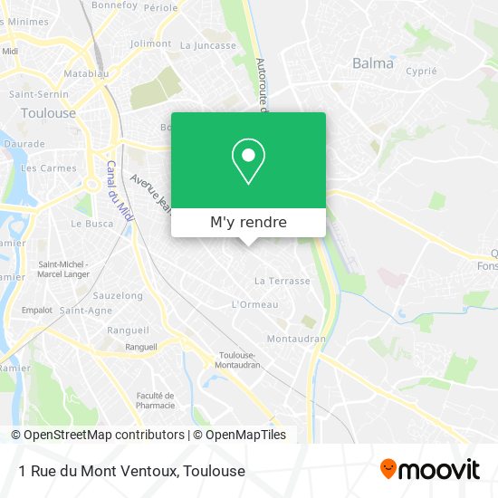 1 Rue du Mont Ventoux plan