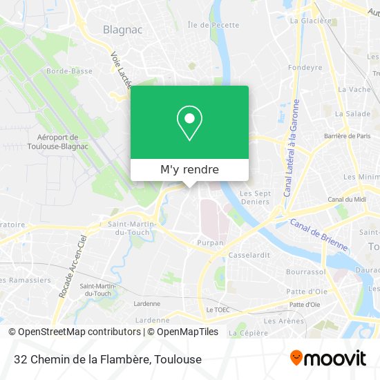 32 Chemin de la Flambère plan